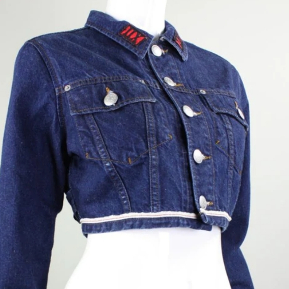 Jean Paul Gaultier Rare Vintage Crop  Military Jacket